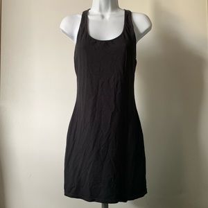 AEO black racerback bodycon mini dress